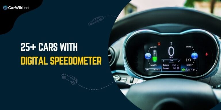 25+ Cars With Digital Speedometer: Driving into the Digital Age